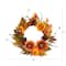 24" Sunflower, Pumpkin, Gourds, Pinecone & Berries Autumn Artificial Wreath
